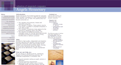 Desktop Screenshot of angelahennessey.co.uk